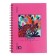 A notebook B5 80 sheets in a cage on a spiral Erichkrause TropiSal Fineline, B5, glossy, laminated mix