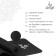 Sangh yoga rug, 183 × 61 × 1 cm, black color