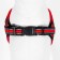 The ammunition set is soft, reflective, leash 120 x 2 cm, Osh 25-72 cm, red