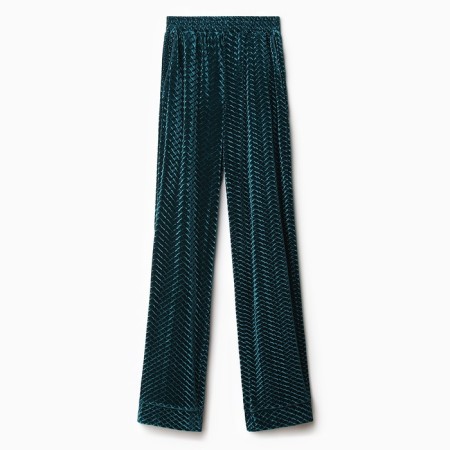 Women's pants kaftan "velvet" p. 50, green-8