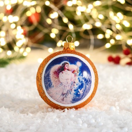 New Year's ball "Angel" 8 cm