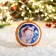 New Year's ball "Angel" 8 cm