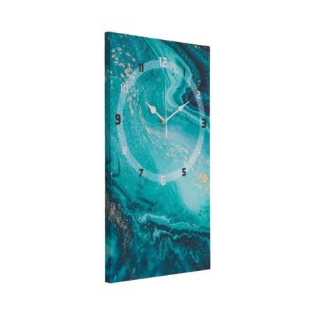 Carty clock is wall-mounted, interior "sea", 35 x 60 cm, on canvas, silent-6