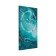 Carty clock is wall-mounted, interior "sea", 35 x 60 cm, on canvas, silent
