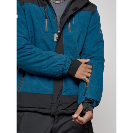 Ski costume men's winter, size 48, blue color-8