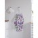 Apron of a kitchen with a photo print "Flower art", adjustable, size OS