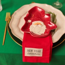 Набор салфеток Этель New year collection,красный 30х40 см, 2 шт, 100% хл, саржа 190 г/м2