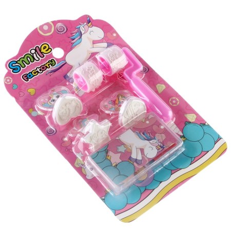 Printing color “unicorns”, set of 3 pcs., Film-flip with 2 nozzles, stamp pillow-6