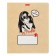 Notebook 18 sheets in a cage on a clip "Girls Manga", mix