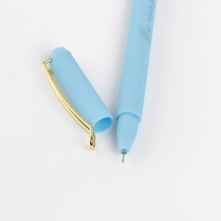 Handle Blood Blue Paste 0.38 mm “The best in the world” matte plastic, in a gift box-2