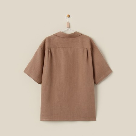 Male home -made suit (short sleeve and shorts) SL Home p. L, coffee-15