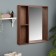 Bathroom Bathroom mirror "Brit 60", sea tree vintage, 60 x 70 x 12 cm