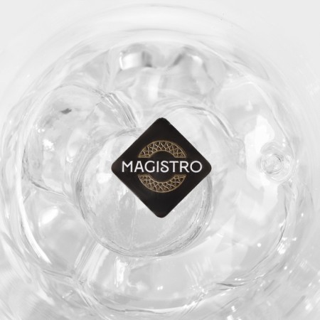 Glass glass with double walls Magistro "Duo. Grapes ", 200 ml, 8.5 × 9 cm-4