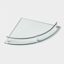 Corner shelf for the bathroom Stolz Stölz, 24 × 24 × 4 cm, metal, glass