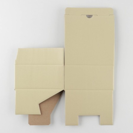 Gift folding box, packaging, "beige", 15 x 15 x 7 cm-8