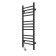 Room electrician Laris lavender ChKCh, 300x900 mm, 12 crossbars, left, black