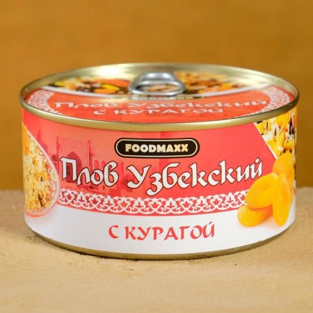 Uzbek pilaf "Festive" with kuraga, 325g, canned-3