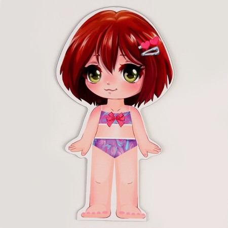 Magnetic game dressing "Fashionable beauty"-3