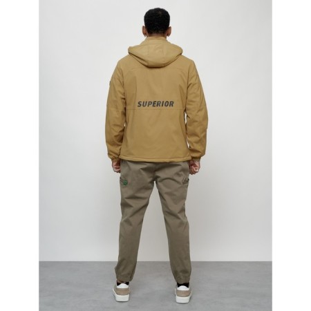 Sports male jacket, size 54, beige color-4