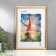 Photo frame plastic 21x30 cm (509) gold