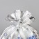 Gift bag of Santa Claus "Snowflakes", silver, 60 x 40cm
