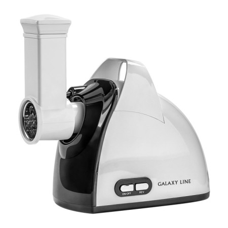 Meat grinder Galaxy GL 2414, 800 watts, reverse, 4 nozzles, juicer, white and black-2