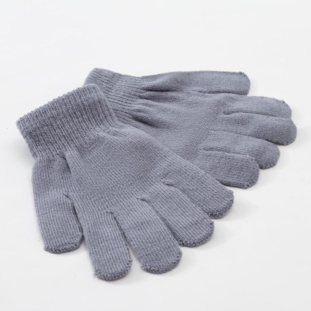 Children's gloves minku "plain", col. Dark gray, rr 16 (10-12 years)-2