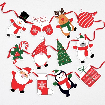 Girland on the tape make the New Year's itself, length 200 cm-1