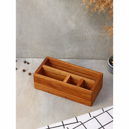 Claus - ADELICA organizer, 4 sections, oak-2