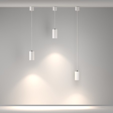 Suspended lamp Technical P100PL-20W4K-Wol, 75x75x135 mm, LED, 20W, 1690LM, 4000K, white color-4