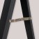 Floor mirror "Simple", black, 43x133cm