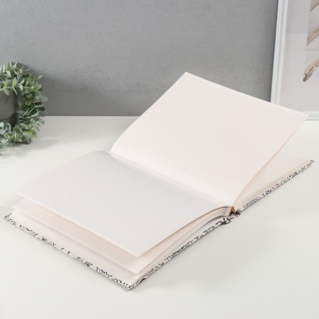 Photo album magnetic 30 sheets "Patterns" Tekstil cover 33.5x28.5x5 cm-3