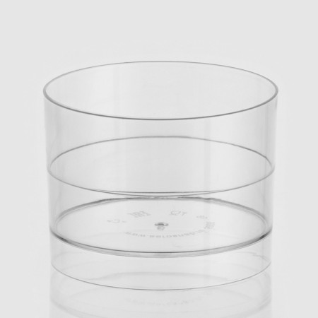 Plastic disposable form for worships "zero", 60 ml, 5.3 cm, color transparent color-1