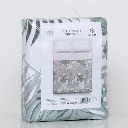 Cover "Etel" 2 joint venture Tropics, 180x210 ± 5 cm, microfiber-3
