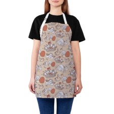Apron kitchen with a photo print “In anticipation of Easter”, adjustable, size OS