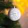 New Year's Christmas tree decoration for coloring "New Year! Snowman ", D = 5.5 cm