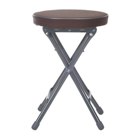 Folding stool on 4 supports TBSK1/3, brown-3