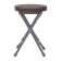 Folding stool on 4 supports TBSK1/3, brown