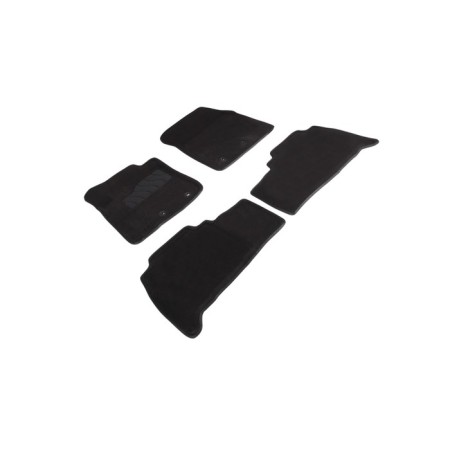 Pile rug for Toyota Land Cruiser 200, 2012-, black