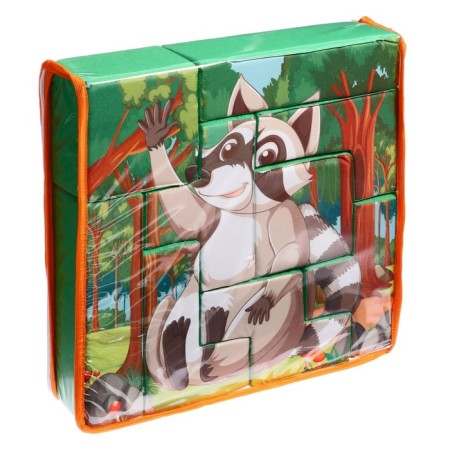 Soft developmental puzzle "Fox", 9 elements-1