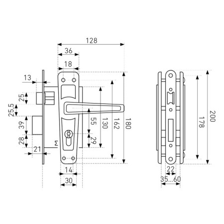 Castle of the Soldress Ptimash Zv 4-3.01, with handles, color titanium-2