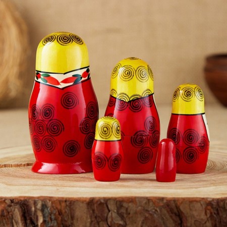Matryoshka "Semenovskaya", 5 puppet-1