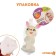 Rubber toy for the bath "Bunny", 11 cm, with a squeak, crumb me