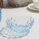 Set of salad bowls "Estrella", 6 pcs, 385 ml, d = 13 cm, blue color