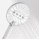 Shower watering can Wasserkraft a059, 3-functional, chrome