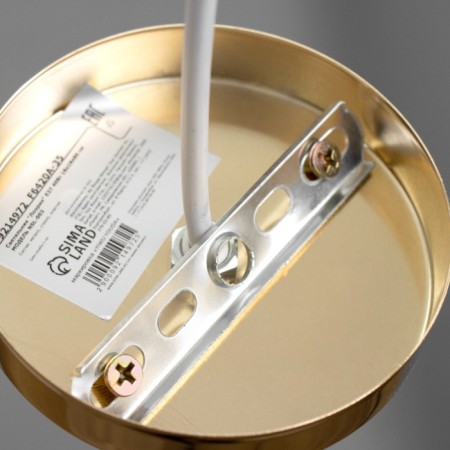 Light Bayerlux "Loerin" E27 40W gold 18x18x80 cm-7