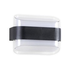 Бра Ambrella light Wall, 10Вт LED, 750лм, 3000K, цвет чёрный, матовый