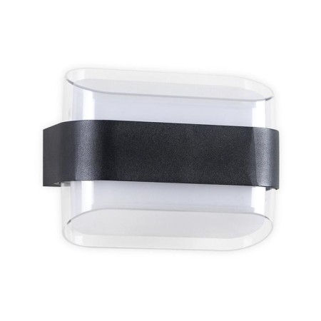 Sconces Ambrella Light Wall, 10W LED, 750LM, 3000K, black color, matte