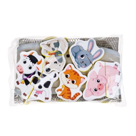 Bath toys soft puzzle in a grid, crumb me-12