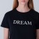 Female home set (T -shirt/shorts), black/milk color, size 46